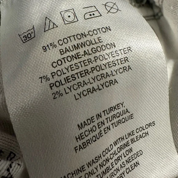 BDG MENS SKINNY STRETCH DISTRESSED LIGHT COLORED JEANS 32x30 URBAN OUTFITTERS - Picture 8 of 9